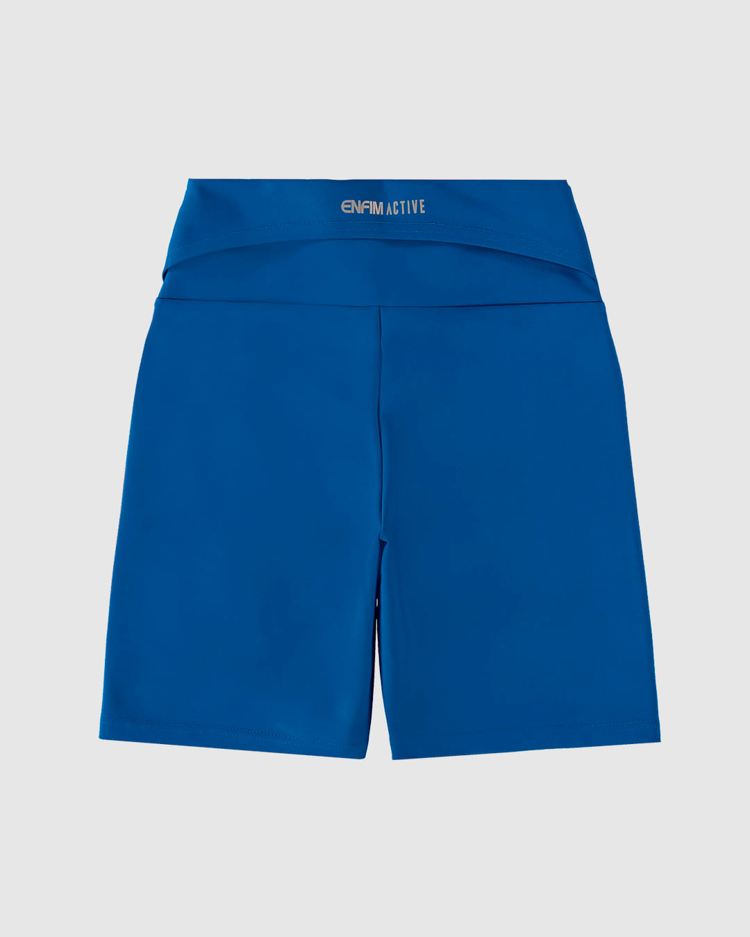 Shorts Justo Feminino Bolso Costas Em Malha Dry - ENFIM AZUL - Malwee