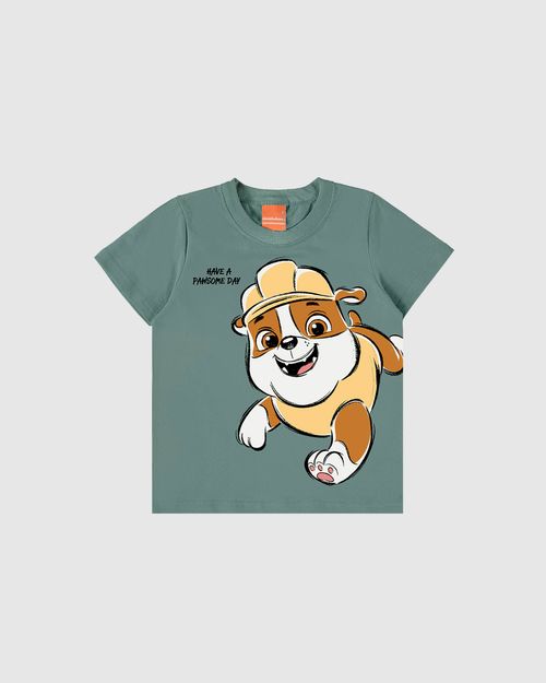 Camiseta Infantil Menino Have A Pawsome Day Patrulha Canina Malwee Kids