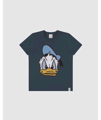 Camiseta Infantil Menino Manga Curta Pato Donald Em Algodão Malwee Kids