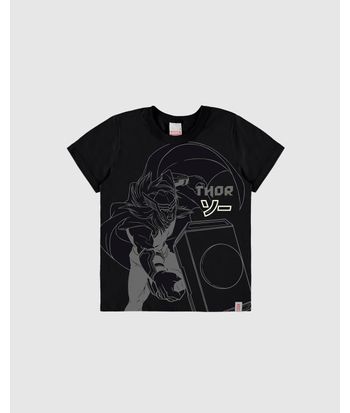 Camiseta Infantil Menino Estampa Especial Avengers Em Algodão Malwee Kids