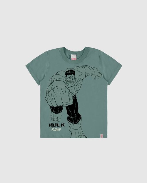 Camiseta Infantil Menino Estampa Especial Avengers Em Algodão Malwee Kids