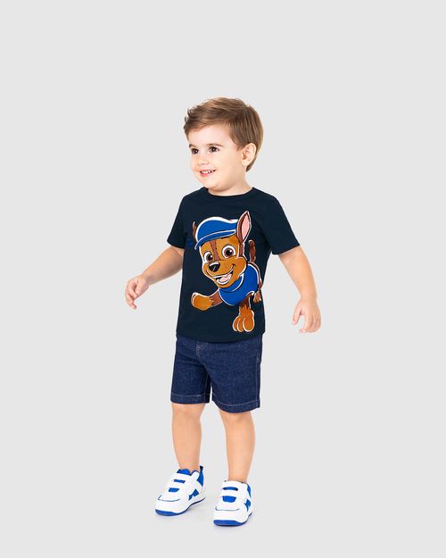 Camiseta Infantil Menino Good Pups Good Day Patrulha Canina Malwee Kids