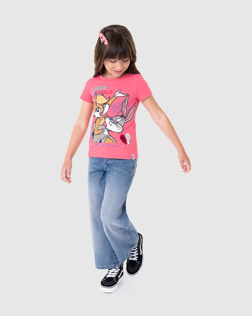 Blusa Infantil Menina Bugs & Lola Looney Tunes Em Algodão Malwee Kids