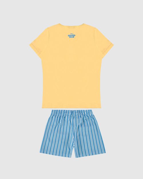 Pijama Infantil Menina In Love Pato Donald Em Algodão Malwee Kids