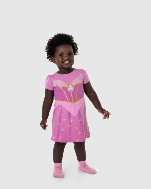 Camisola Infantil Menina Princesas Disney Em Algodão Malwee Kids