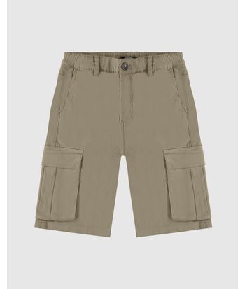 Bermuda Chino Masculina Cargo Em Sarja Com Elastano - ENFIM