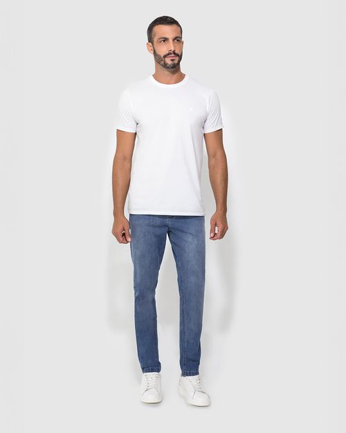 Calça Skinny Masculina Bolso Funcional Em Jeans Com Elastano - ENFIM