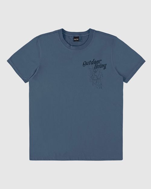 Camiseta Masculina Outdoor Living Em Algodão - ENFIM