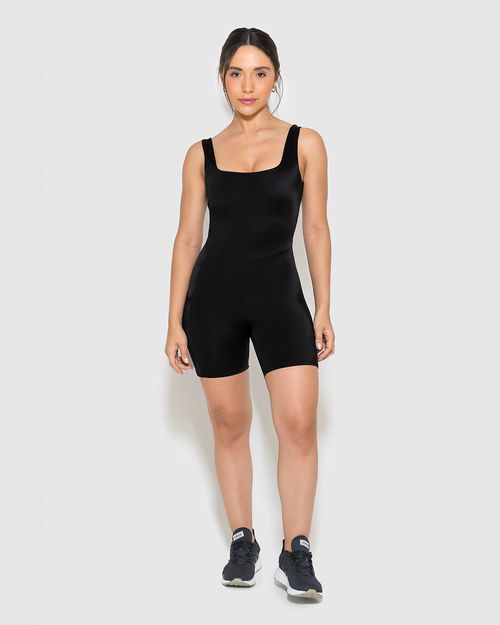 Macaquinho Feminino Utilitário TECNOLOGIA LYCRA® BLACK - ENFIM