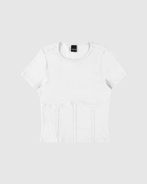 Blusa Justa Feminina Com Recortes Frontais Em Ribana - ENFIM