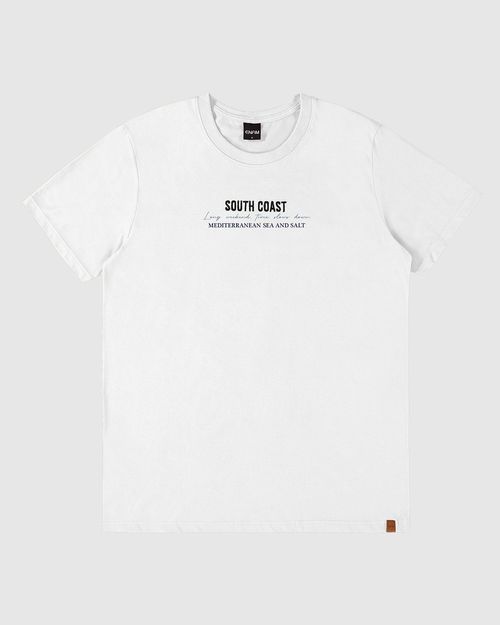 Camiseta Masculina Regular South Coast Em Algodão - ENFIM