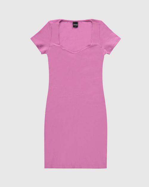 Vestido Feminino Decote Princesa Em Ribana - ENFIM