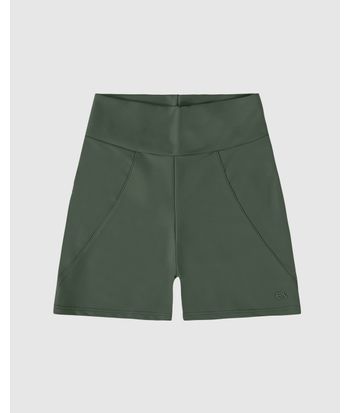 Shorts Feminino Recorte Lateral Em Malha Com Proteção UV50+ E Dry - ENFIM