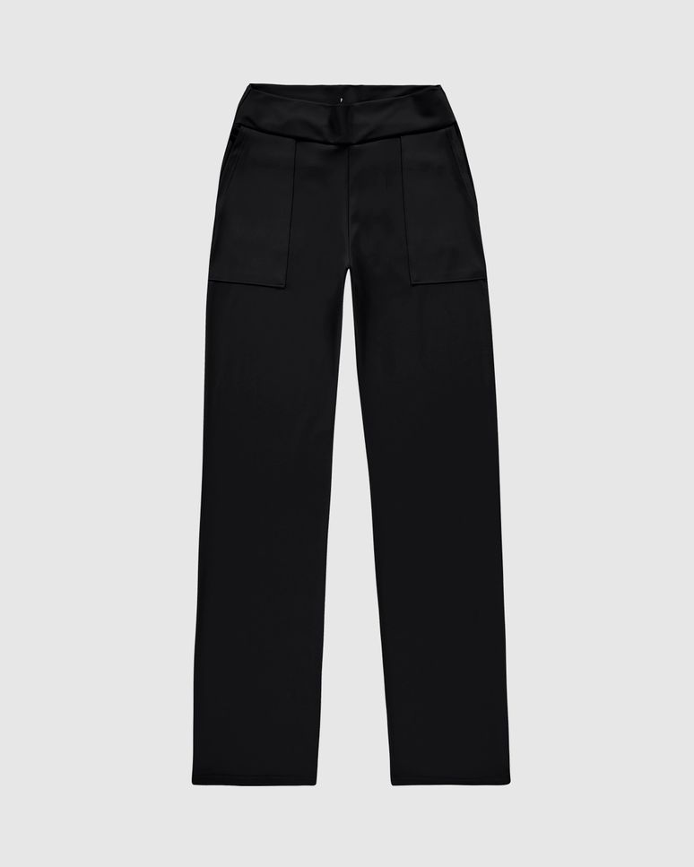 Calça Reta Feminina Com Bolso Em Malha Proteção UV50+ E Dry - ENFIM