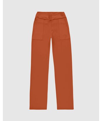 Calça Reta Feminina Com Bolso Em Malha Proteção UV50+ E Dry - ENFIM