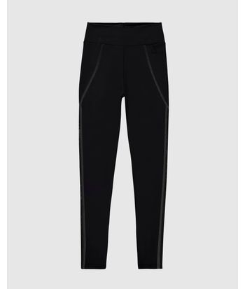 Calça Legging Recorte Tule Em Malha Dry E Proteção UV50+ - ENFIM