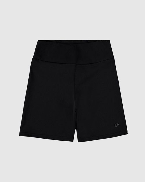 Shorts Feminino Bolso Costas Em Malha Brilho Com Proteção UV50+ - ENFIM