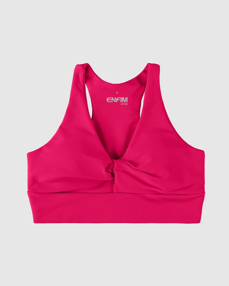 Top Nadador Esportivo Decote Torcido Em Malha Proteção UV50+ - ENFIM