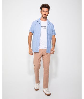 Camiseta Masculina Regular South Coast Em Algodão - ENFIM