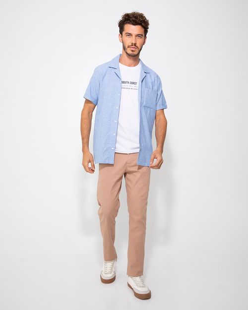 Camiseta Masculina Regular South Coast Em Algodão - ENFIM