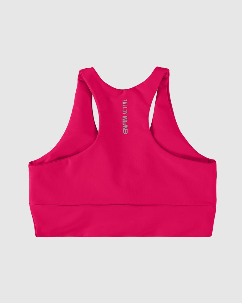 Top Nadador Esportivo Decote Torcido Em Malha Proteção UV50+ - ENFIM