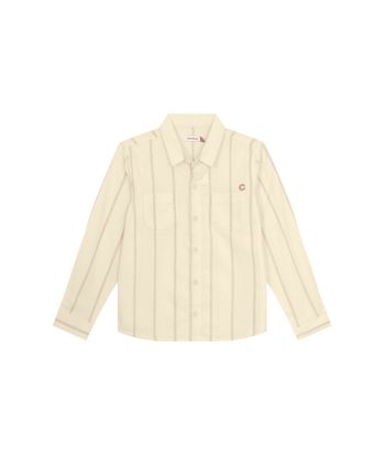 Camisa Menino Manga Longa Listrada Em Algodão - Carinhoso