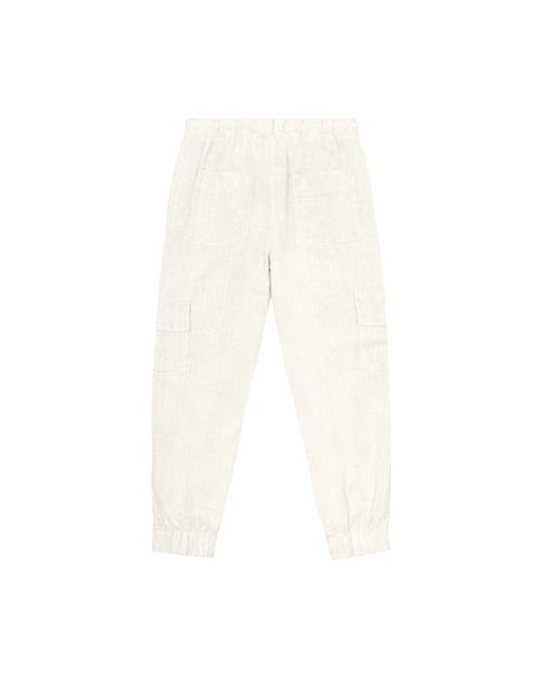 Calça Menino Jogger Cargo Em Viscolinho Texturizado - Carinhoso