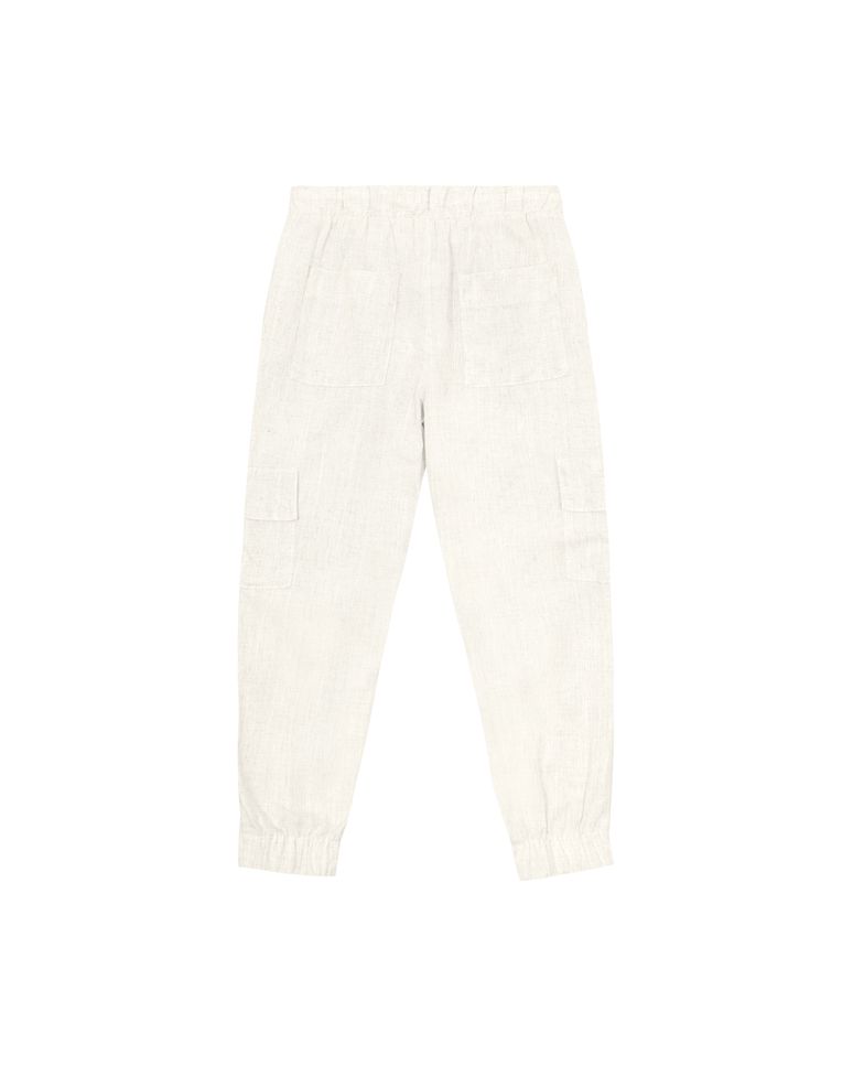 Calça Menino Jogger Cargo Em Viscolinho Texturizado - Carinhoso