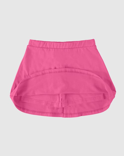 Saia Shorts Infantil Menina Cós Elástico Em Algodão Malwee Kids