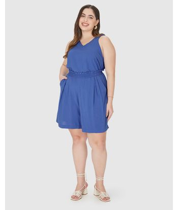 Shorts Feminino Plus Size Clochard Em Viscolinho