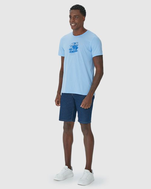 Camiseta Masculina Manga Curta Enjoy The Good Times Em Algodão