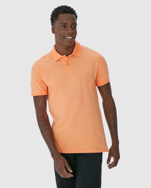 Camisa Polo Básica Masculina Gola Esporte Piquet Stretch