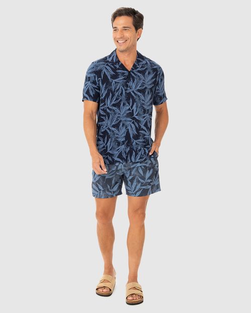 Shorts Masculino Cadarço Funcional Em Microfibra