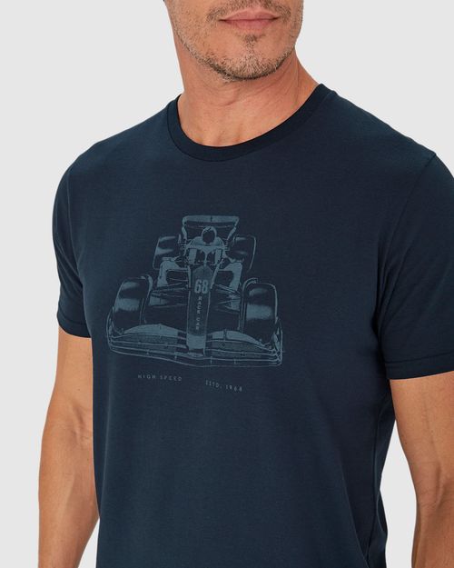 Camiseta Masculina Estampa High Speed Em Algodão
