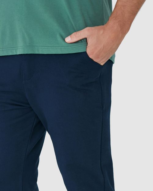 Calça Masculina Slim Bolsos Funcionais Em Moletom