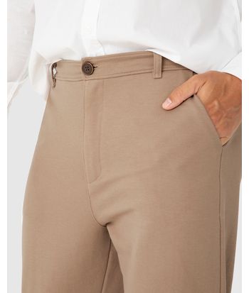 Calça Masculina Slim Bolsos Funcionais Em Moletom