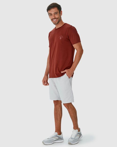 Camiseta Masculina Decote Redondo Connect With Nature Em Algodão