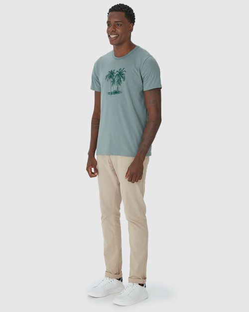 Camiseta Masculina Decote Redondo Resting Place Em Algodão