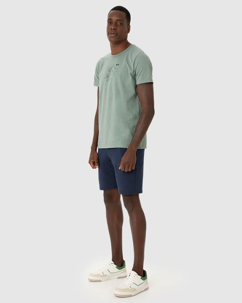 Camiseta Masculina Manga Curta Rio Cidade Maravilhosa Em Algodão