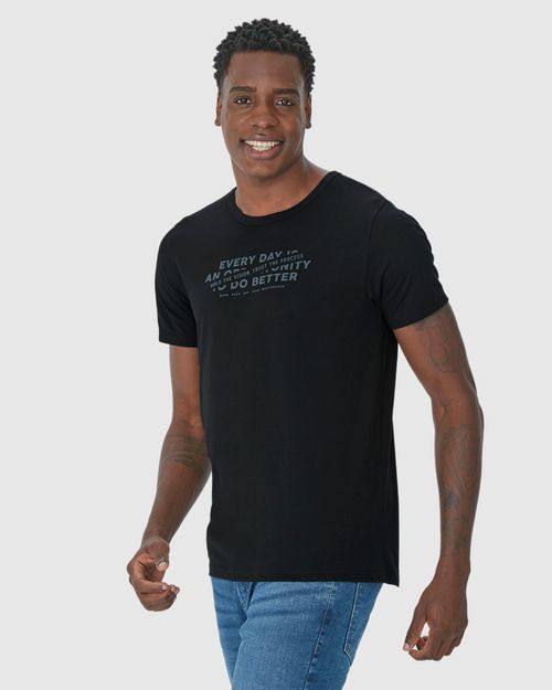 Camiseta Masculina Regular Hold The Vision Em Algodão