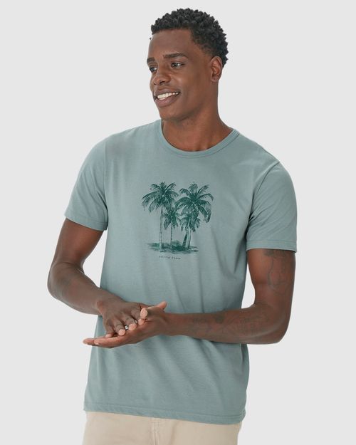 Camiseta Masculina Decote Redondo Resting Place Em Algodão