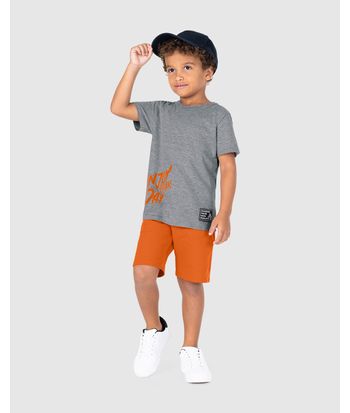 Conjunto Infantil Menino Enjoy Your Day Em Algodão Malwee Kids