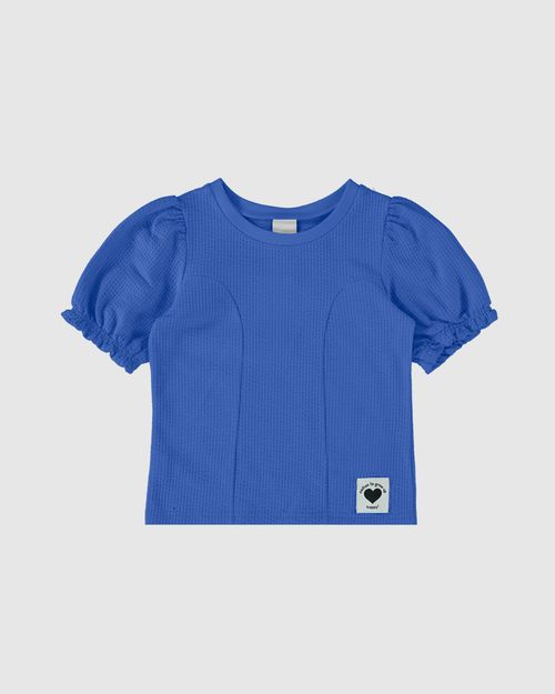 Blusa Infantil Menina Box Em Malha Texturizada Malwee Kids