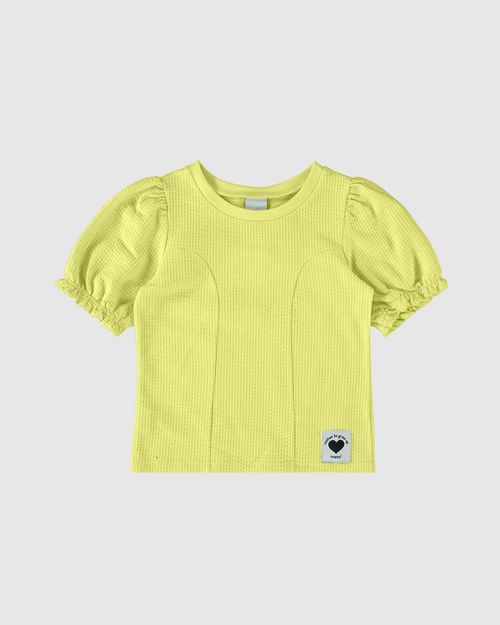 Blusa Infantil Menina Box Em Malha Texturizada Malwee Kids