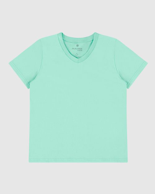 Camiseta Infantil Menino Decote V Em Algodão Malwee Kids