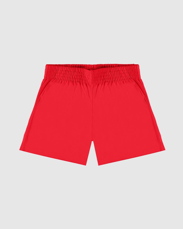 Shorts Infantil Menina Com Bolso Faca Em Algodão Comfy Malwee Kids