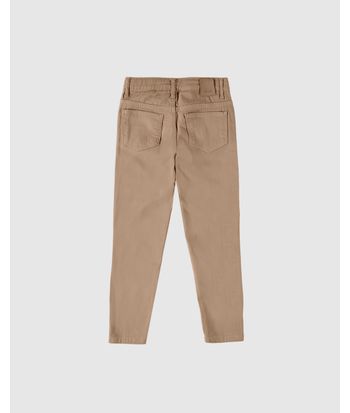 Calça Infantil Menino Skinny Cós Ajustável Sarja Com Elastano Malwee Kids