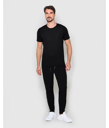 Camiseta Masculina Regular Em Malha Dry E Proteção UV50+ - ENFIM