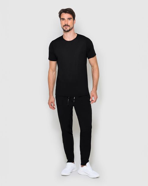 Camiseta Masculina Regular Em Malha Dry E Proteção UV50+ - ENFIM