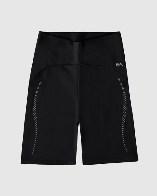 Shorts Justo Feminino Estampa Lateral Em Malha Com Proteção UV50+ - ENFIM